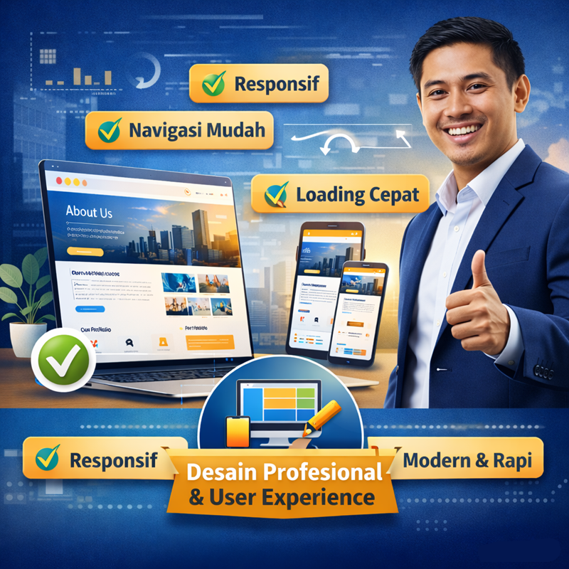 website company profile harus responsif